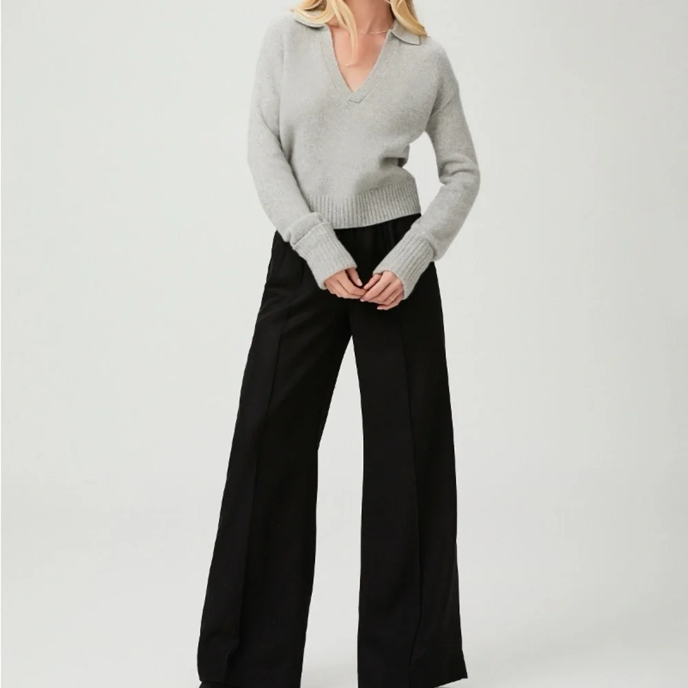 Paige Maxie Sweater - Heather Grey Cashmere - Picture 12 of 16